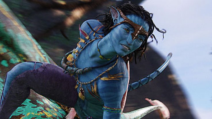 Animierte Wunderwelten James Cameron, Neytiri auf ihrem fliegenden Ikran in „Avatar”, 2009, © Twentieth Century Fox