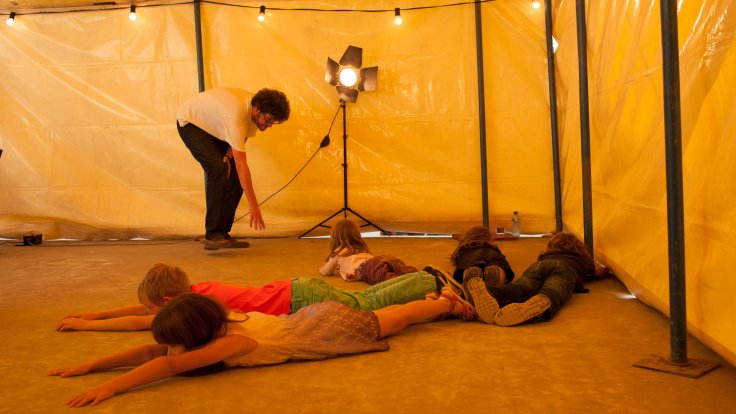 Hokuspokus Verschwindibus, Fantoche Workshop 2014 geleitet von Dustin Rees und Eleonora Berra