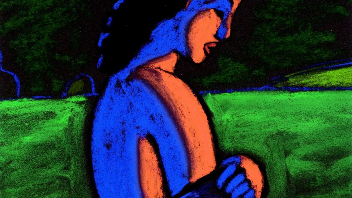 La jeune fille et les nuages