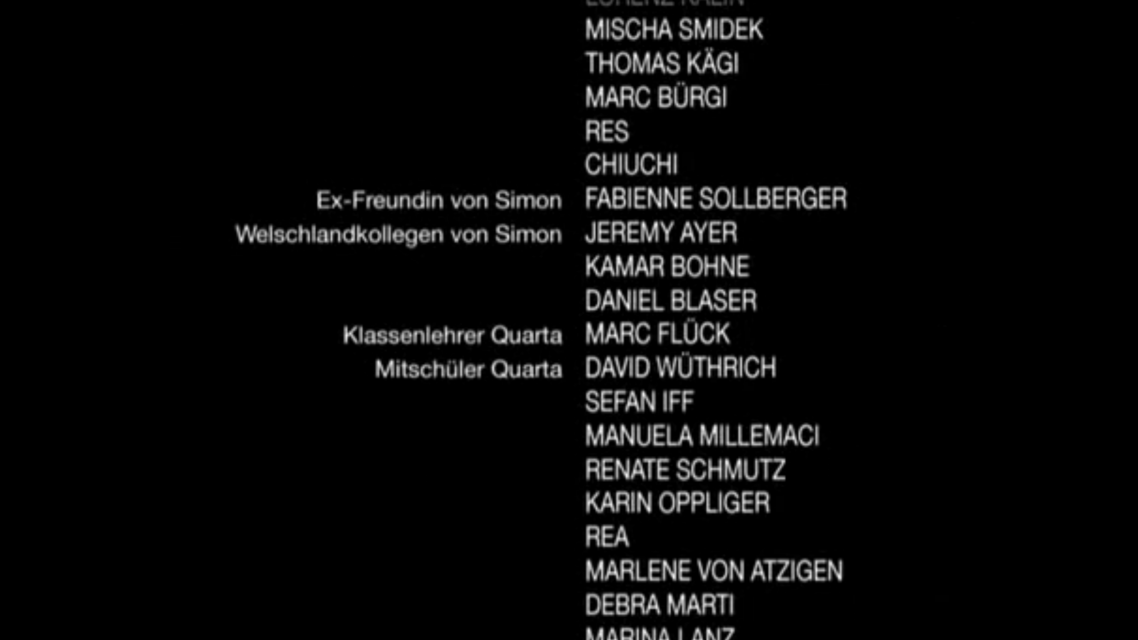 Mein Leben, Nils Hedinger, CH 2009