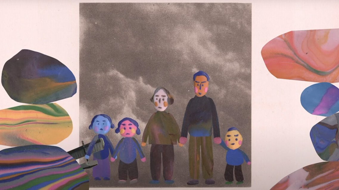 Silver Bird and Rainbow Fish